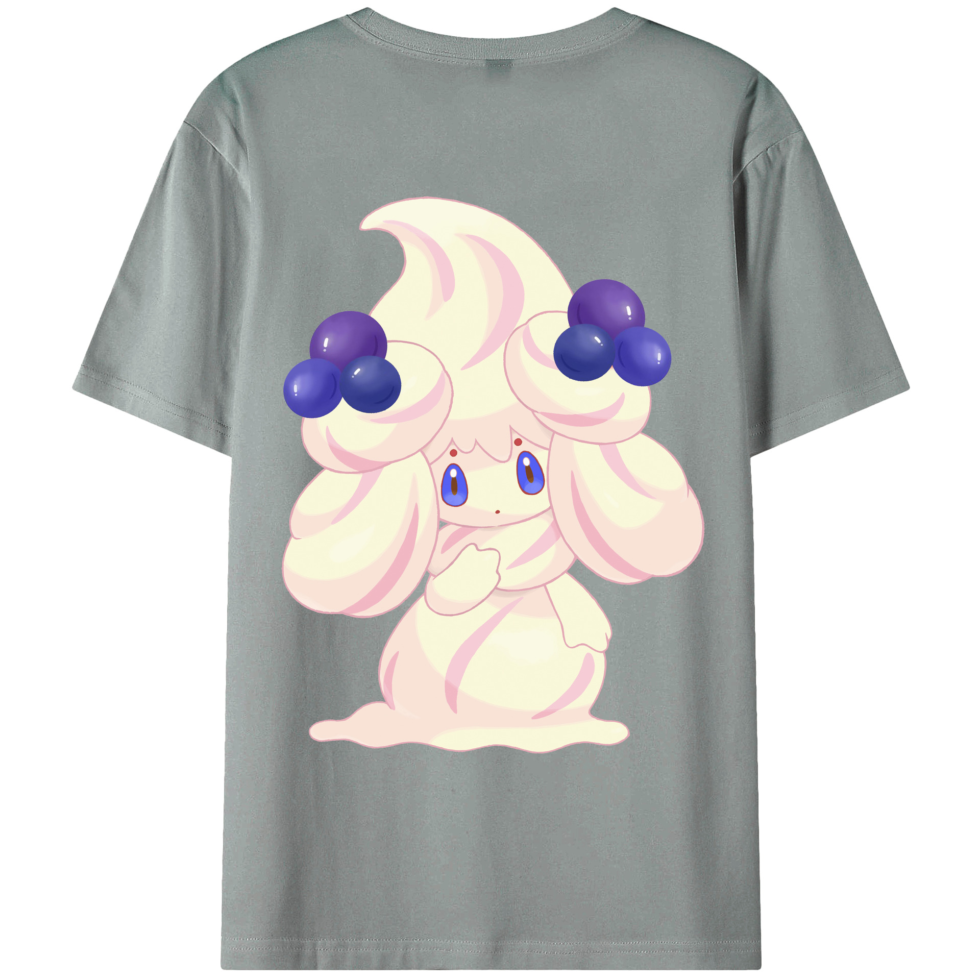 （画像用） ポケットモンスター Pokémon 綿100％ メンズ半袖Tシャツ（バックプリント） 通気性